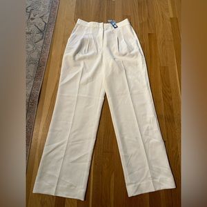 NWT Express High Rise White Trouser